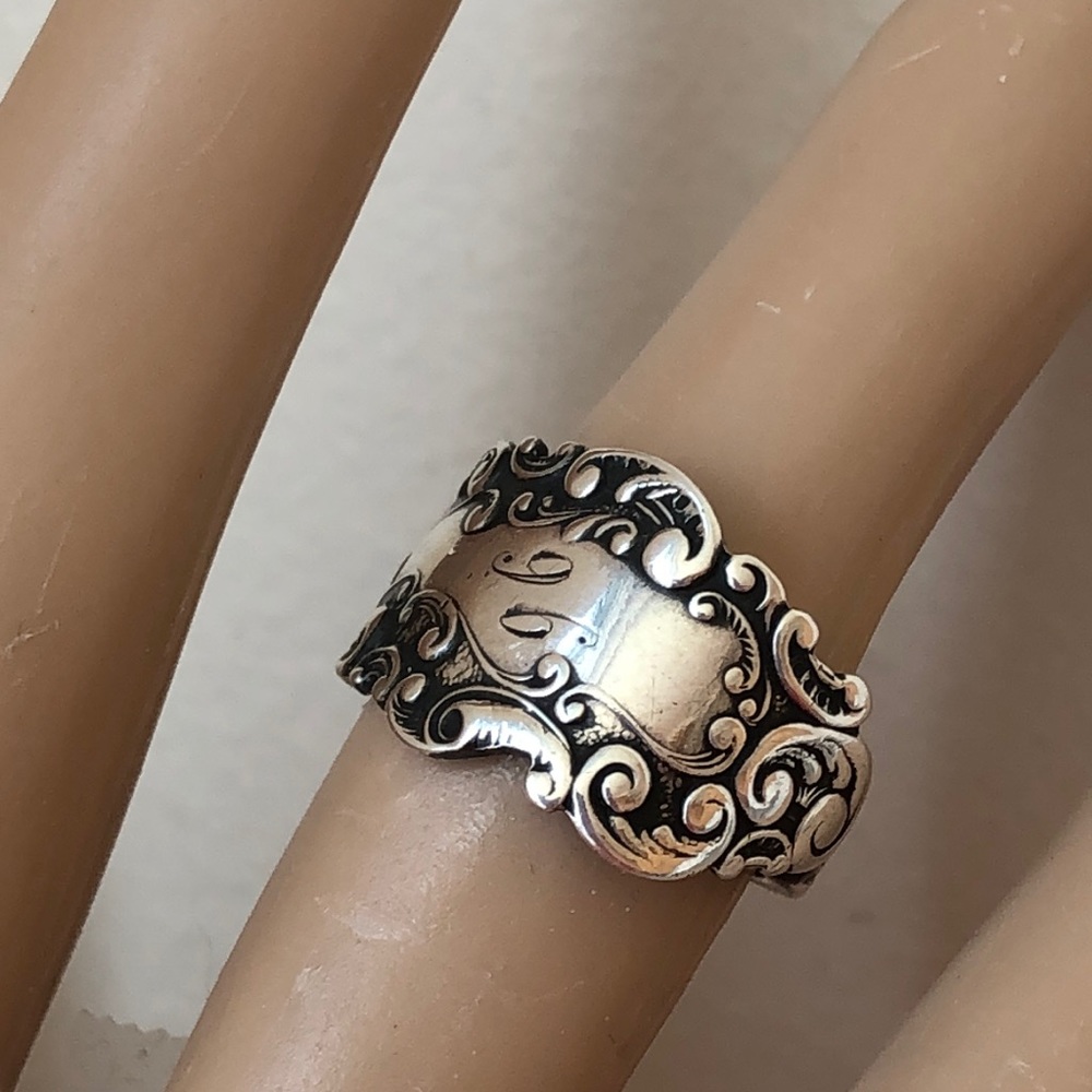 Vintage Antique sterling silver Gorham spoon ring